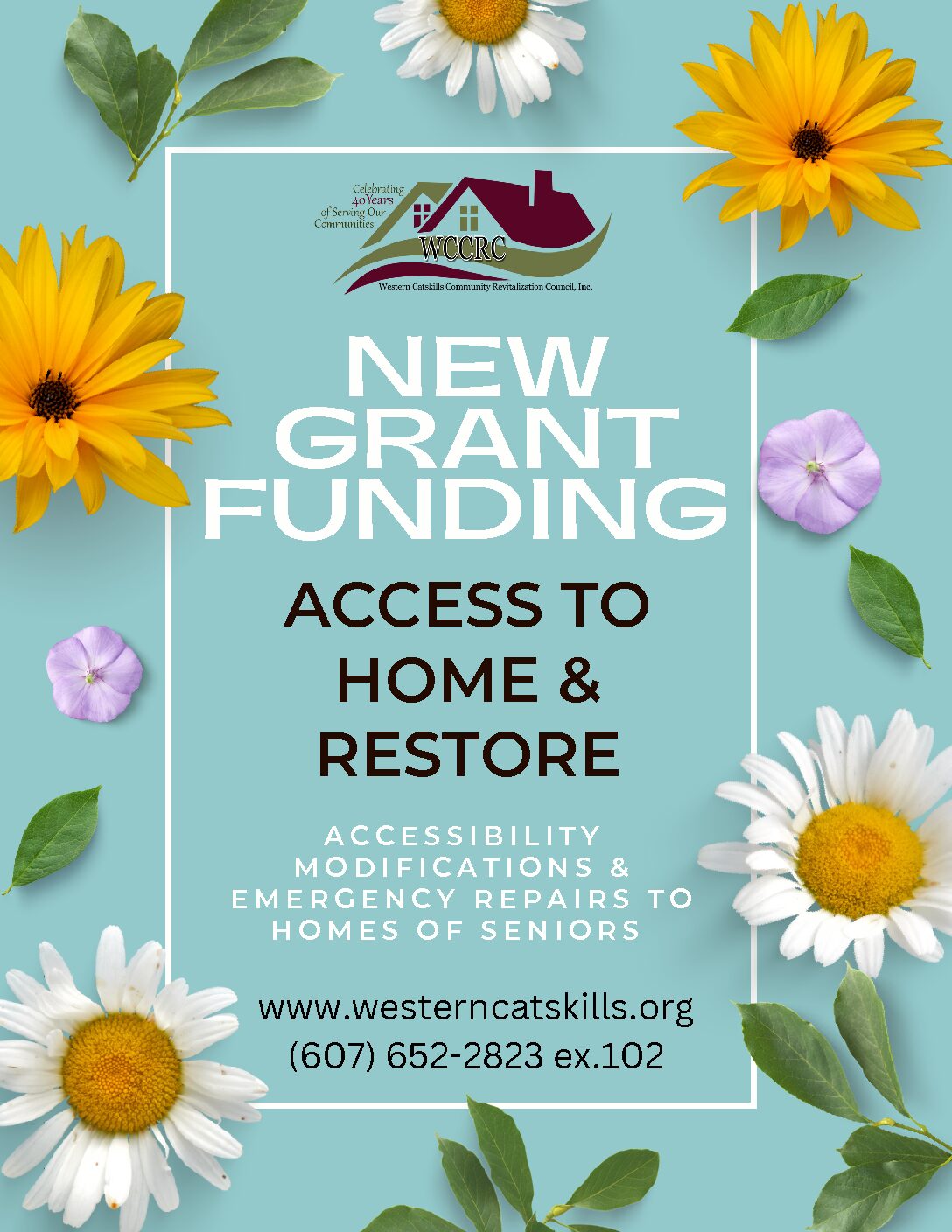 NEW GRANTS FOR SENIORS