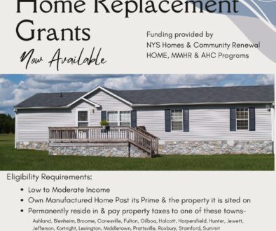 MANUFACTURED HOME REPLACEMENT GRANTS AVAILABLE