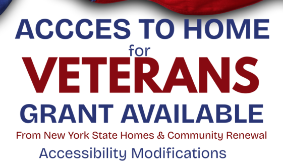 Access to Home for Veterans Grant Awarded by NYS Homes & Community Renewal