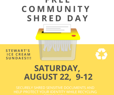 COMMUNITY SHRED DAY AT WAYNE BANK