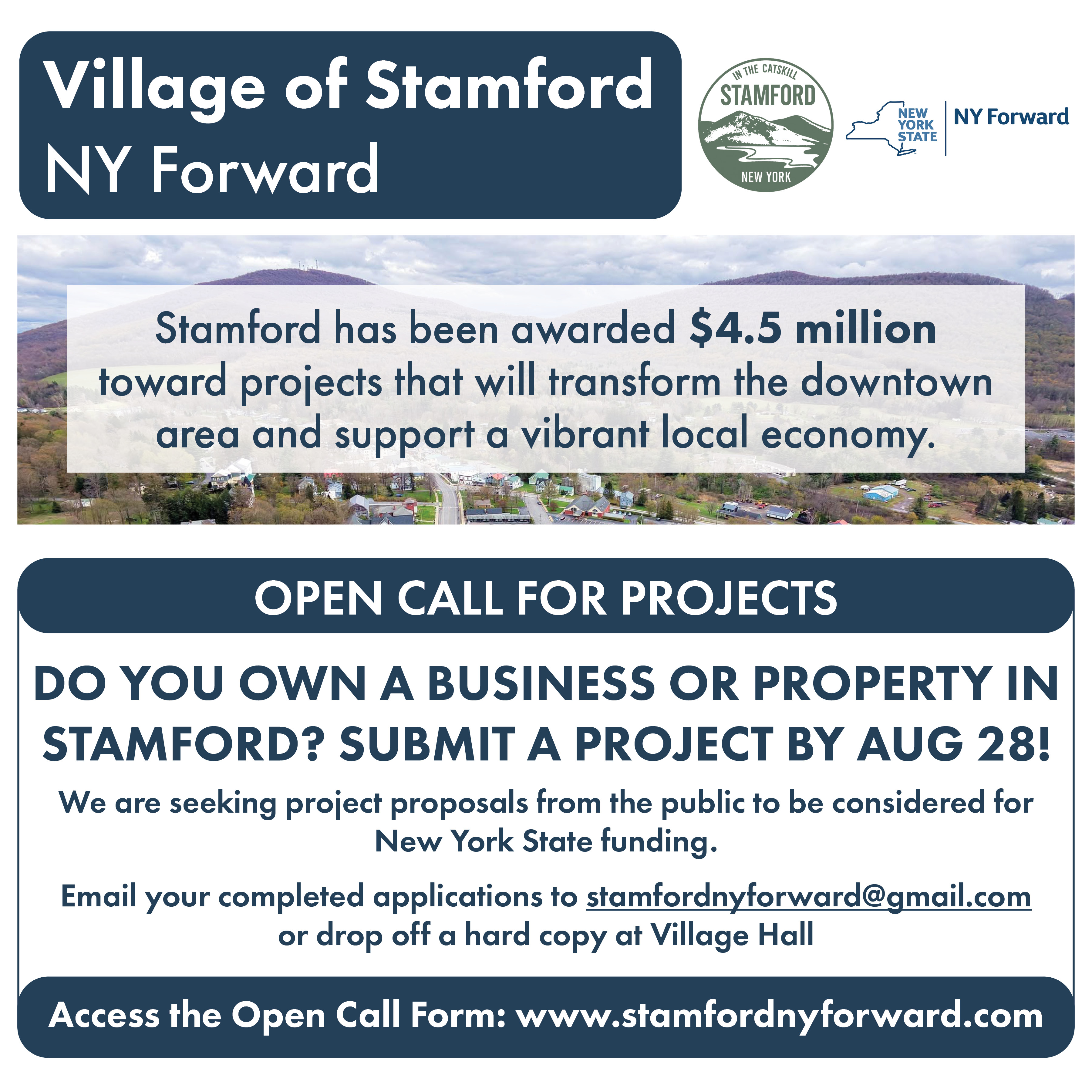 Village of Stamford NY Forward Grant