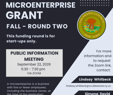 START-UP MICROENTERPRISES GRANT INFO MEETING