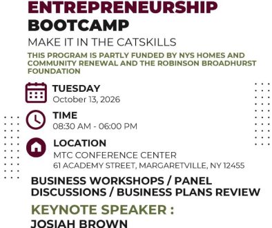 WCCRC ENTREPRENUERSHIP BOOT CAMP SCHEDULE ANNOUNCED